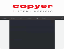 Tablet Screenshot of copyer.it